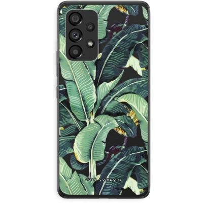 Afbeelding van Case Company® hoesje geschikt voor Samsung Galaxy A53 5G Bananenbladeren Soft Cover Telefoonhoesje Bescherming aan alle Kanten en Schermrand
