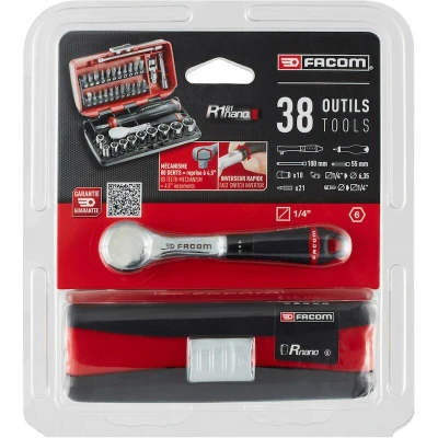 Image de FACOM R.181NANOPB Jeu de douilles 1/4 6pt 5.5 14mm r.181 38pc