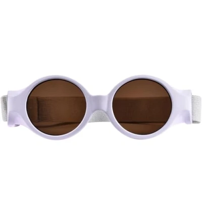 Afbeelding van BÉABA, Babyzonnebril 0 9 maanden, 100% uv bescherming CAT 4, zijdelingse bescherming, optimaal comfort, verstelbare elastische hoofdband, Glee collectie, paars