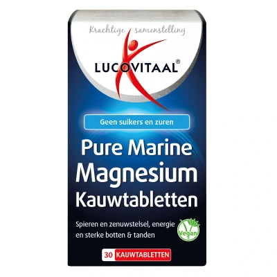 Afbeelding van Stapel tot 60% korting Lucovitaal Pure Marine Magnesium (30 Kauwtabletten)