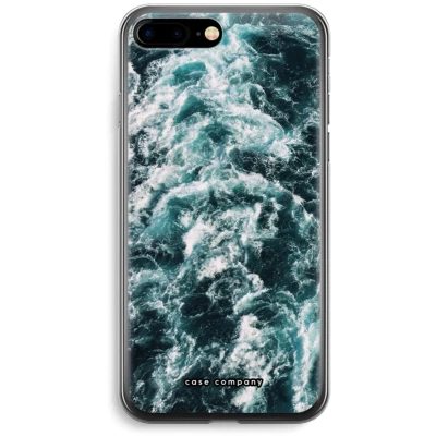 Afbeelding van Case Company® hoesje geschikt voor iPhone 7 PLUS Zee golf Soft Cover Telefoonhoesje Bescherming aan alle Kanten en Schermrand