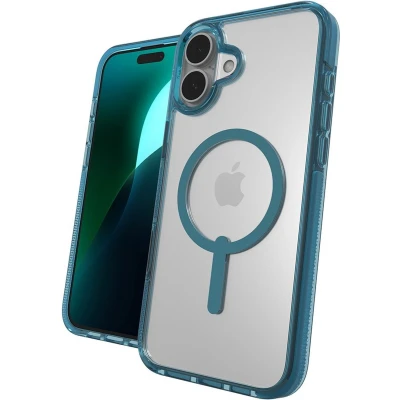 Afbeelding van ZAGG Santa Cruz Snap Mag iPhone 16 Plus Hoesje retro blue