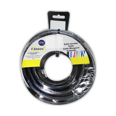 Afbeelding van Kabel EDM 28303 Zwart 2 x 1 mm 20 m