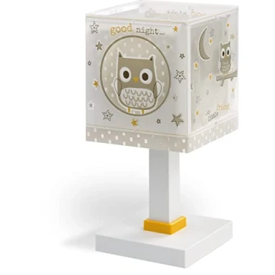 Afbeelding van Dalber Good Night tafellamp voor kinderen, uil