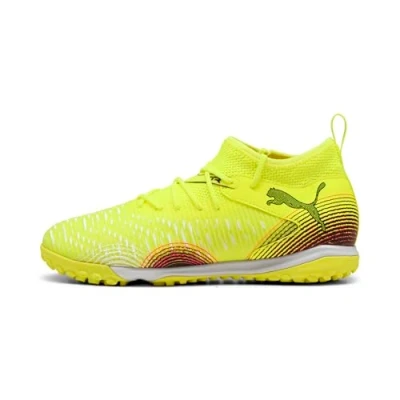Image de PUMA FUTURE 8 MATCH TT Mid Football Boots Youth, Chaussures, Jaune Alert/Noir/Sun Struck, 33