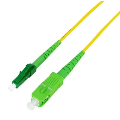 Afbeelding van LogiLink FPSLS10 Glasvezel Optische vezel Aansluitkabel [1x SC APC stekker 1x LC stekker] 9/125 µ Singlemode 10 m