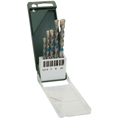 Afbeelding van Bosch Accessories 2609255418 Beton spiraalboren set 5 delig 5.5 mm, 6 7 8 10 mm Cilinderschacht 1 set(s)