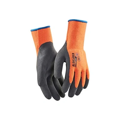 Afbeelding van Blaklader Werkhandschoen Ambacht gevoerd latex gecoat 2960 1450 High Vis Oranje