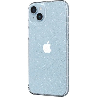 Afbeelding van Spigen Liquid Crystal Glitter Case hoesje voor iPhone 14 Plus transparant