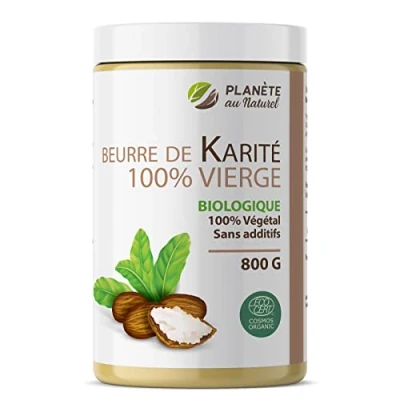 Afbeelding van Sheaboter, 800 g biologisch 100% onbehandeld, plantaardig, zonder additieven en niet geraffineerd