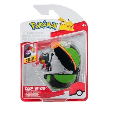 Afbeelding van Pokémon Clip &#039;N&#039; Go Liten &amp; Dusk Ball Speelset, 2dlg.