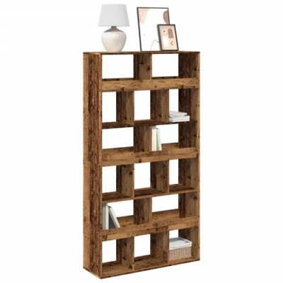 Afbeelding van vidaXL Boekenkast 100x33x187,5 cm bewerkt hout oud houtkleurig