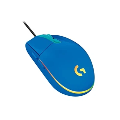 Image de Logitech Gaming Mouse G102 LIGHTSYNC Souris pour droitiers optique 6 boutons filaire USB bleu