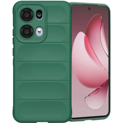 Afbeelding van imoshion EasyGrip Backcover voor de Oppo Reno 13 Pro Donkergroen