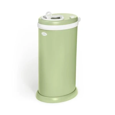 Afbeelding van Ubbi Patin Nappy en acier inoxydable, verrouillage des odeurs, pas de sac spécial nécessaire, gagnant du registre, tapis lys mat
