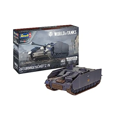 Afbeelding van 1:72 Revell 03502 Sturmgeschutz IV World of Tanks Plastic Modelbouwpakket