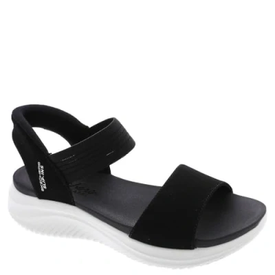 Afbeelding van Skechers Ultra Flex 3.0 Summerville Slip ins zwarte sandalen, zwart., 38 EU