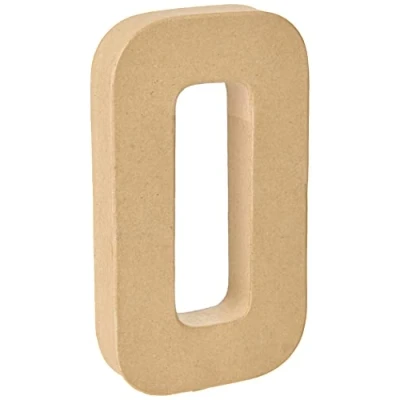 Afbeelding van Letter, groot, O, h: 20,4 cm, b: 11,5 1stuk, dikte 2,5 cm