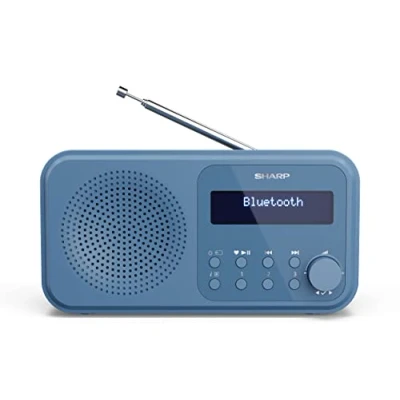 Afbeelding van Sharp DR P420(BL) Portable DAB FM radio met Bluetooth blauw