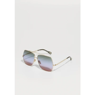 Afbeelding van CHLOÉ CH0278S Zonnebril goldgreen, Dames, Maat: 62, Gold green