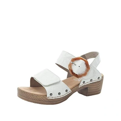 Afbeelding van Rieker dames sandalen v6851, Wit