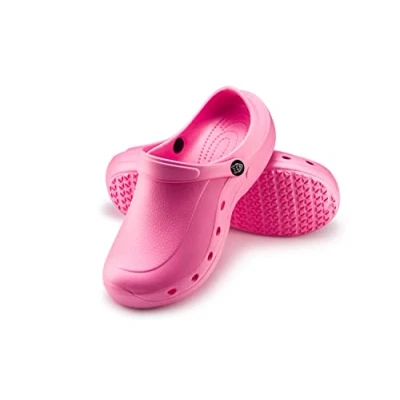 Afbeelding van ESTRO Clogs voor heren en dames uniseks, klomp, tuin, dames, heren, kunststof, licht, rubber, klomp F92, Roze