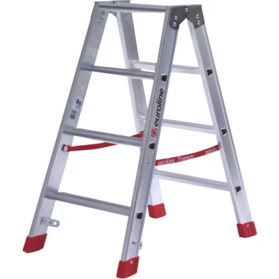 Afbeelding van Premium Dubbele Trap 2x4 (max. werkhoogte 2,95 m)