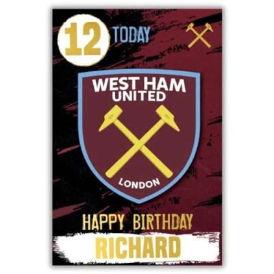 Afbeelding van West Ham Utd Birthday Card With Stickers