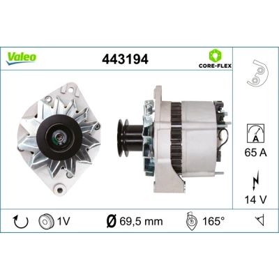 Afbeelding van Valeo Alternator/Dynamo 443194