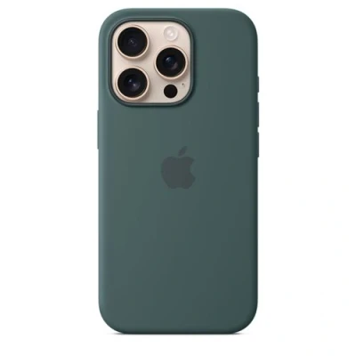 Image de Apple Cover Iphone 16 Pro Silicone Magsafe Lake Green (myyr3zm/a)