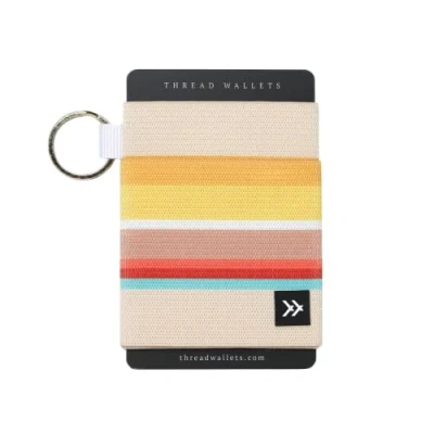 Afbeelding van Thread Wallets Slanke en minimalistische portemonnee creditcardhouder met voorvak (één maat, weekend)