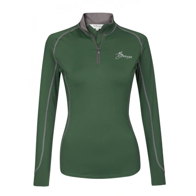 Image de LeMieux Climate Base Layer techshirt groen maat:l