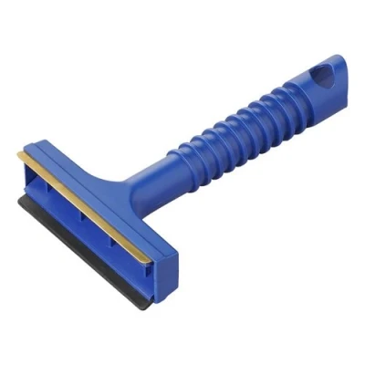 Afbeelding van Pro Plus IJskrabber met Messing Blad 17 cm Blauw