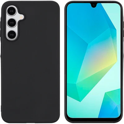 Afbeelding van imoshion Hoesje Geschikt voor Samsung Galaxy A16 (5G) Siliconen EasyGrip Backcover Zwart