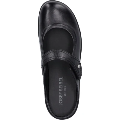 Afbeelding van Josef Seibel Charlotte Instappers, Dames, Maat: 39, black Leer