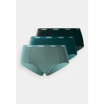 Afbeelding van Puma 3 PACK Onderbroeken, Dames, Maat: Large, Dark green moss