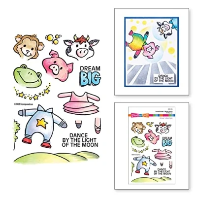 Afbeelding van Stampendous Moon Dance FransFormer Clear Stamps (STP 176) (DISCONTINUED)