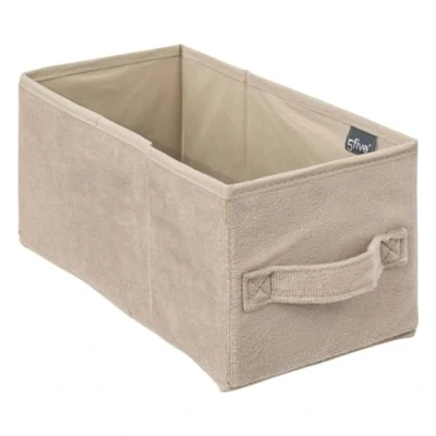 Afbeelding van 5Five Opbergmand/kastmand 7 liter beige 15 x 31 cm Vakkenkast manden