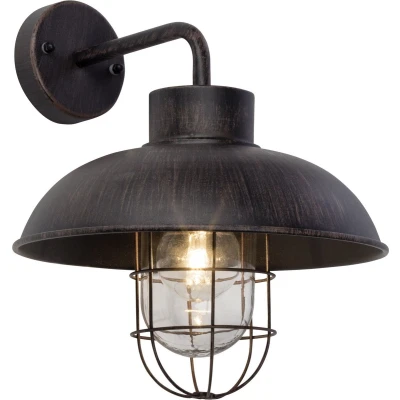 Afbeelding van Brilliant Portland 96297/55 Buitenlamp (wand) LED E27 60 W Roest