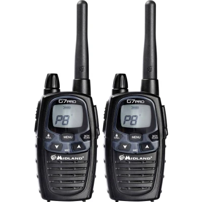 Afbeelding van Midland G7 Pro Twin C1090.13 LPD/PMR portofoon Set van 2 stuks