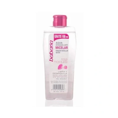 Afbeelding van Make Up Verwijder Micellair Water Babaria 400 ml Rozenbottel