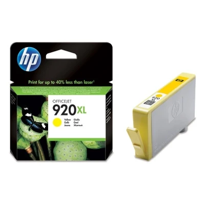 Image de HP 920XL cartouche d&#039;encre jaune grande capacité authentique