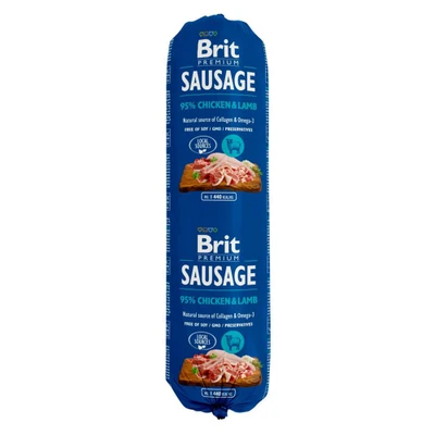 Afbeelding van Brit Sausage Chicken &amp; Lamb 12 x 800 g