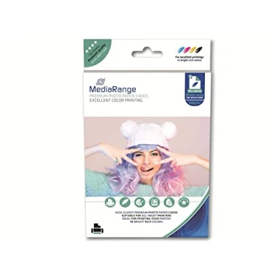 Afbeelding van MediaRange Foto Papier Hoogglans 13x18cm 220g inhoud 50x vel high glossy