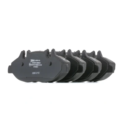 Afbeelding van VALEO 302418 Remblokkenset Vooras Excl. slijtage waarschuwingscontact Met anti kreukplaat MERCEDES BENZ: Vito Minibus, Mixto, Viano