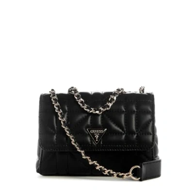 Afbeelding van Guess Edita MINI FLAP Schoudertas, Dames, Maat: One Size, Black