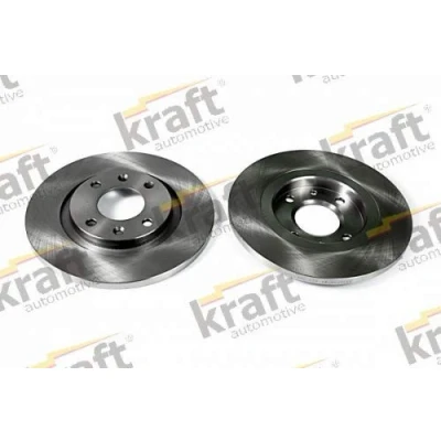 Afbeelding van KRAFT 6045785 Remschijf 266, 266,0 13,0 4 volledig CITROËN: Berlingo / First I Van, C3 Hatchback,