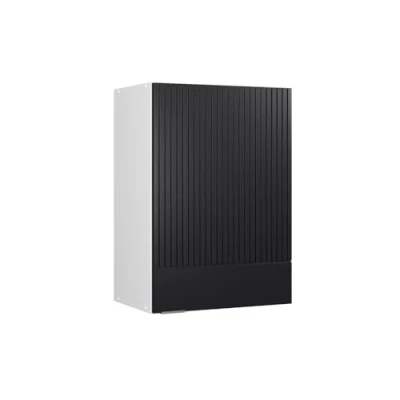 Afbeelding van Vicco Hangkast Fame Line, Zwart gestreept/Wit, 50 cm