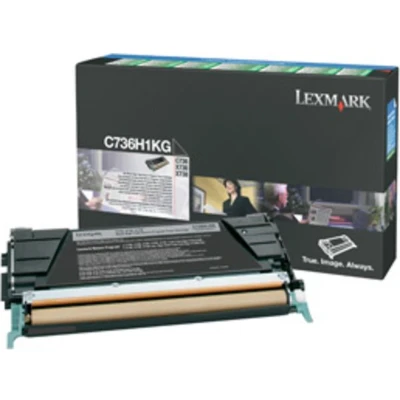 Afbeelding van Lexmark C736H1KG Toner Zwart Hoge capaciteit