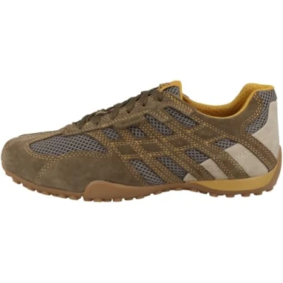 Afbeelding van Geox U Snake Original A Sneakers voor heren, Militair Dk Grijs, 39 EU